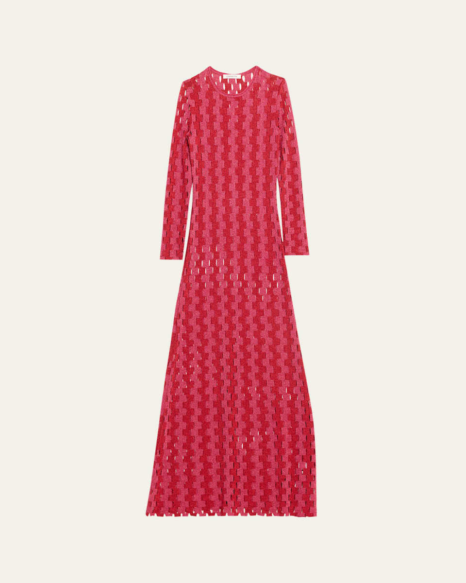 Hind Cutout Knit Maxi Dress